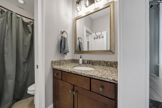 215 Peninsula Way, Columbia, SC 29229 - full bathroom featuring vanity, toilet, and a shower with shower curtain