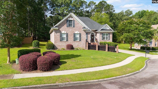 55 Hickory Woods Ct, Columbia, SC 29223 - view of front of property featuring brick siding and a front yard