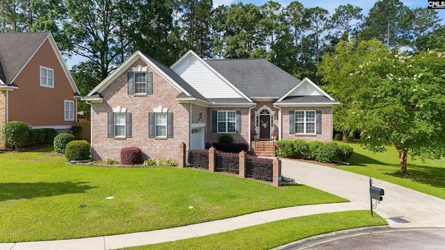 55 Hickory Woods Ct, Columbia, SC 29223 - traditional-style house with a front yard and brick siding