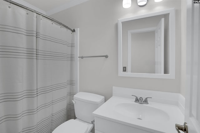10 Low Hill Ln, Lexington, SC 29072 - full bathroom featuring toilet, vanity, and a shower with shower curtain