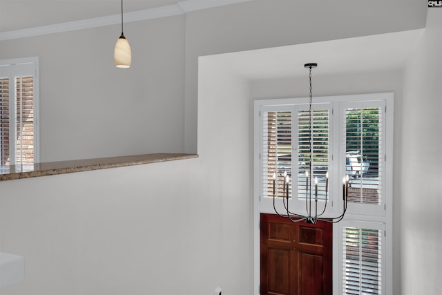 10 Low Hill Ln, Lexington, SC 29072 - detailed view of a chandelier and ornamental molding