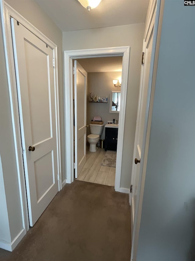 150 Azalea Ave, Bamberg, SC 29003 - hall with carpet and baseboards