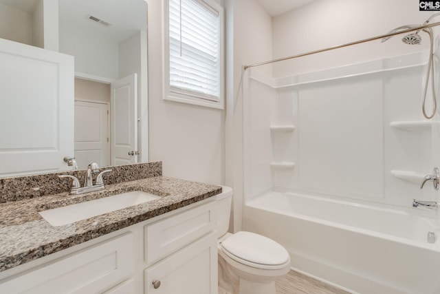412 Blue Robin Ln, Columbia, SC 29210 - full bathroom featuring vanity, shower / bath combination, and toilet