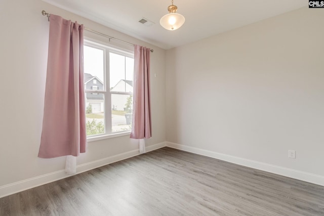 412 Blue Robin Ln, Columbia, SC 29210 - spare room with wood finished floors, plenty of natural light, and baseboards