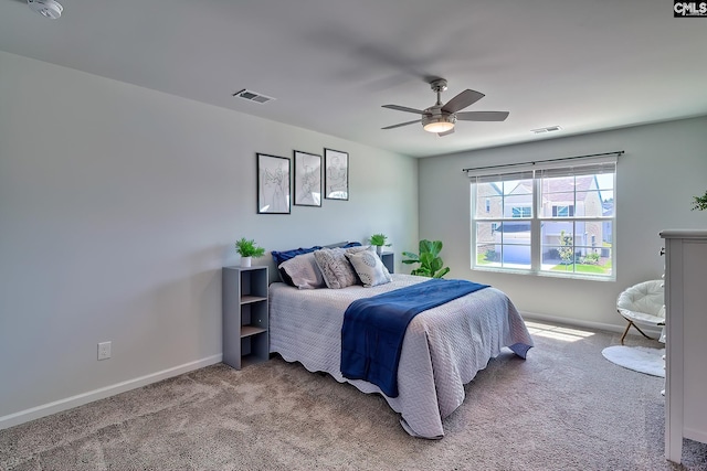 2426 Trakand Dr, Lexington, SC 29073 - bedroom with carpet, baseboards, and a ceiling fan