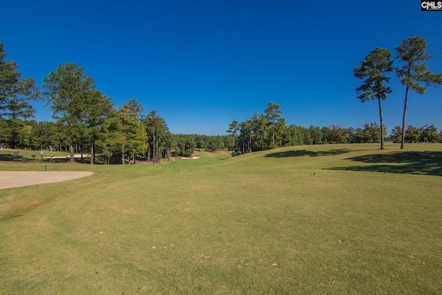 605 Scarlet Baby Dr, Blythewood, SC 29016 - surrounding community featuring view of golf course, a lawn, and view of wooded area