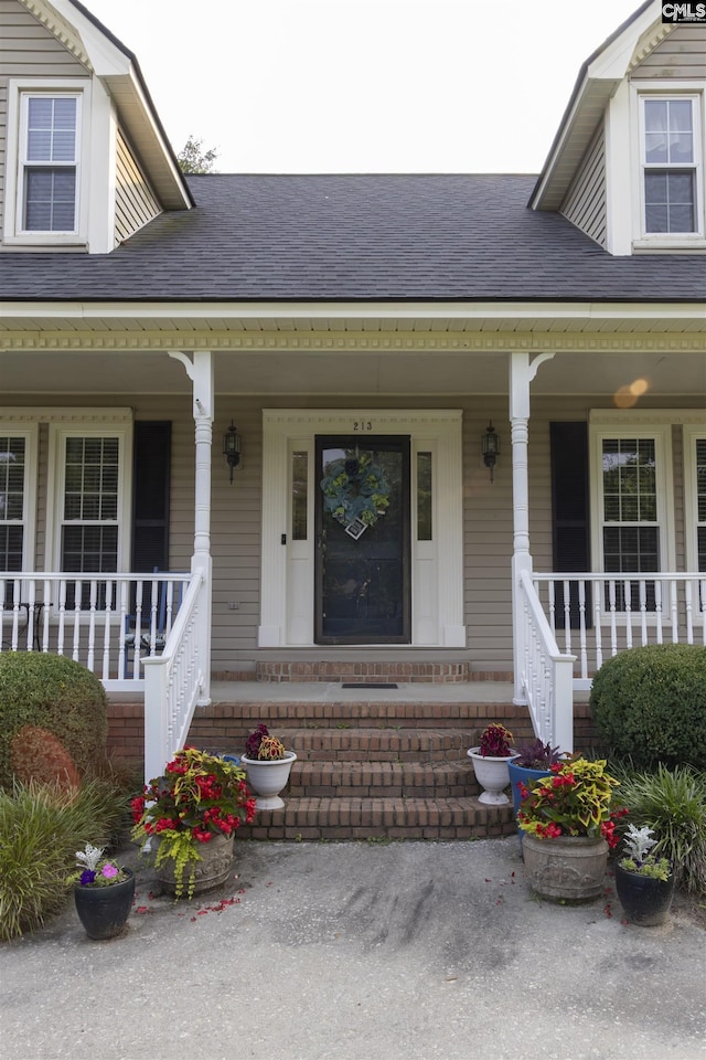 213 River Xing, Lexington, SC 29072 - property entrance featuring a porch and roof with shingles