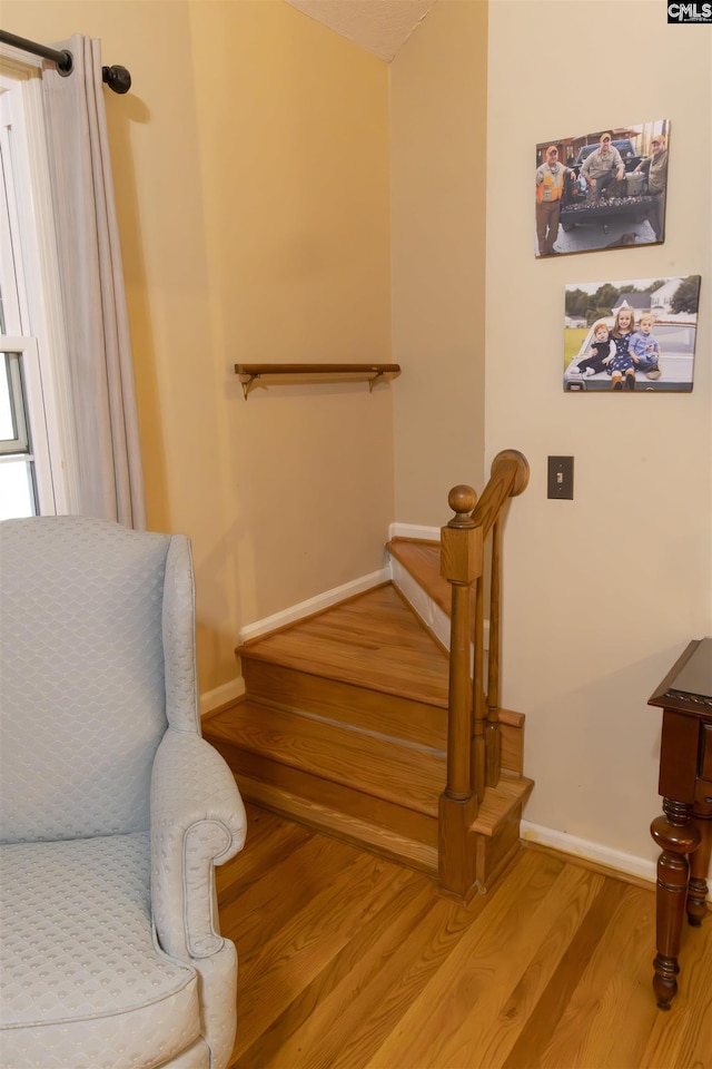 213 River Xing, Lexington, SC 29072 - staircase featuring wood finished floors and baseboards
