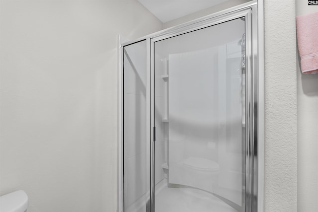 254 Sundew Rd, Elgin, SC 29045 - bathroom with toilet and a shower stall