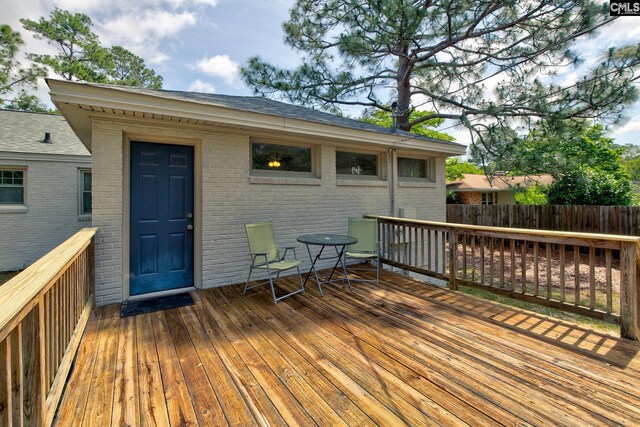 4524 Mosshill Rd, Columbia, SC 29206 - view of wooden deck