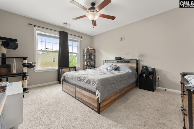 300 Brookland Way W, Columbia, SC 29169 - carpeted bedroom featuring baseboards and a ceiling fan