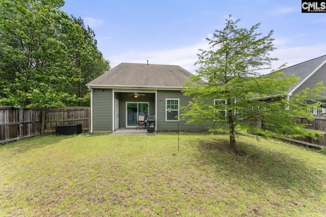 300 Brookland Way W, Columbia, SC 29169 - back of property with ceiling fan and a patio area