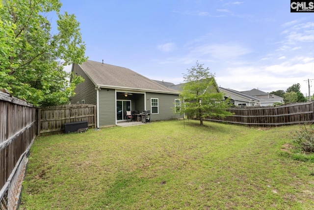 300 Brookland Way W, Columbia, SC 29169 - rear view of property featuring ceiling fan and a patio