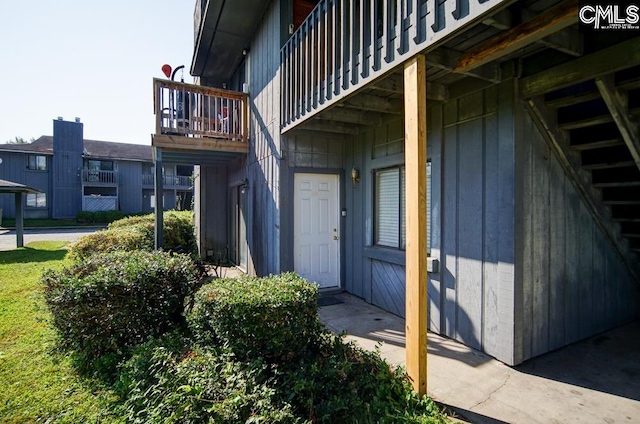 1211 Metze Rd Unit G2, Columbia, SC 29210 - view of exterior entry with a balcony
