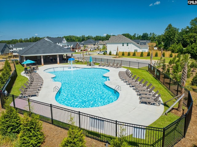 2351 Hadley Xing, Chapin, SC 29036 - community pool featuring a residential view and a patio area