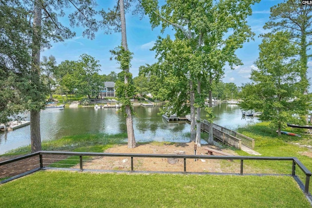 1620 Deep Cove Ln, Gilbert, SC 29054 - water view featuring a dock