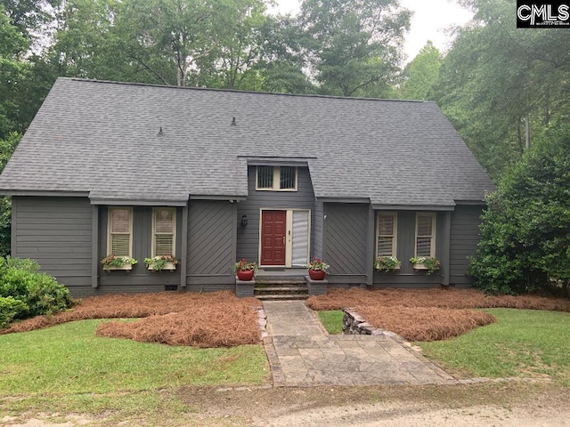 325 Pond View Ln, Lexington, SC 29072 - view of front of house with a shingled roof and a front lawn