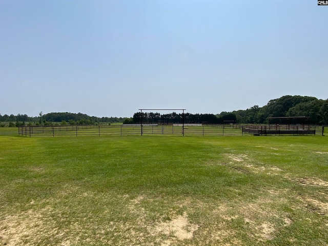 290 Gunter Pond Rd, Wagener, SC 29164 - view of yard featuring a view of countryside