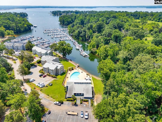 201 Mariners Row, Columbia, SC 29212 - drone / aerial view of a nearby body of water and numerous boat docks