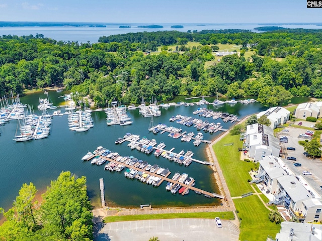 201 Mariners Row, Columbia, SC 29212 - drone / aerial view of numerous boat docks and a large body of water