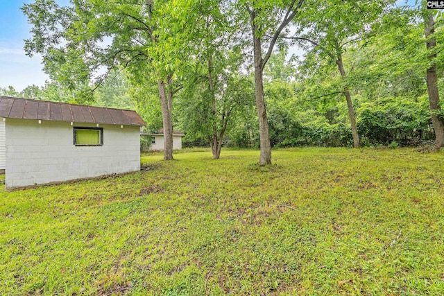 114 Quattlebaum Ave, Ridge Spring, SC 29129 - view of green lawn with an outdoor structure