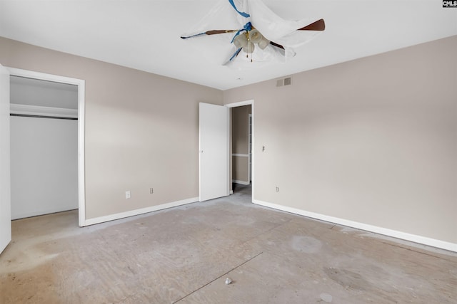 4712 Leaf Crest Ct, Columbia, SC 29210 - unfurnished bedroom featuring baseboards and ceiling fan