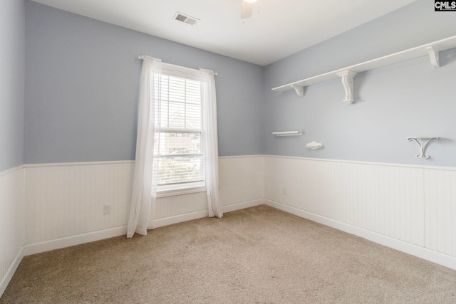 571 Maple Valley Loop, Blythewood, SC 29016 - carpeted spare room with wainscoting and plenty of natural light
