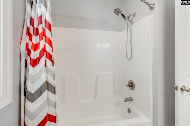 571 Maple Valley Loop, Blythewood, SC 29016 - bathroom with shower / bath combo with shower curtain