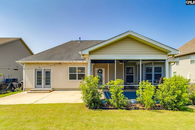 571 Maple Valley Loop, Blythewood, SC 29016 - view of front of property featuring a sunroom, a patio, and roof with shingles