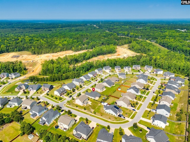 571 Maple Valley Loop, Blythewood, SC 29016 - aerial perspective of suburban area featuring a forest