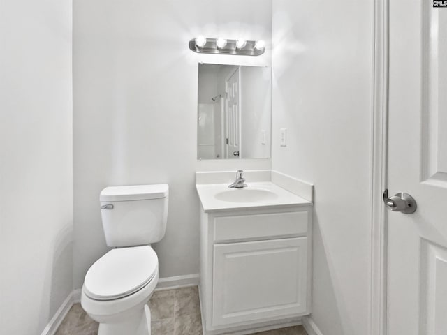 186 Fallstaff Rd, Columbia, SC 29229 - bathroom featuring vanity, toilet, and baseboards