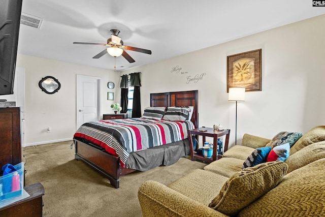 17 Cypress Cove Rd, Columbia, SC 29229 - carpeted bedroom with ceiling fan and baseboards