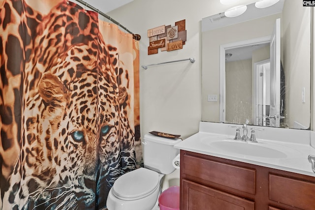 17 Cypress Cove Rd, Columbia, SC 29229 - full bath featuring vanity, toilet, and a shower with shower curtain