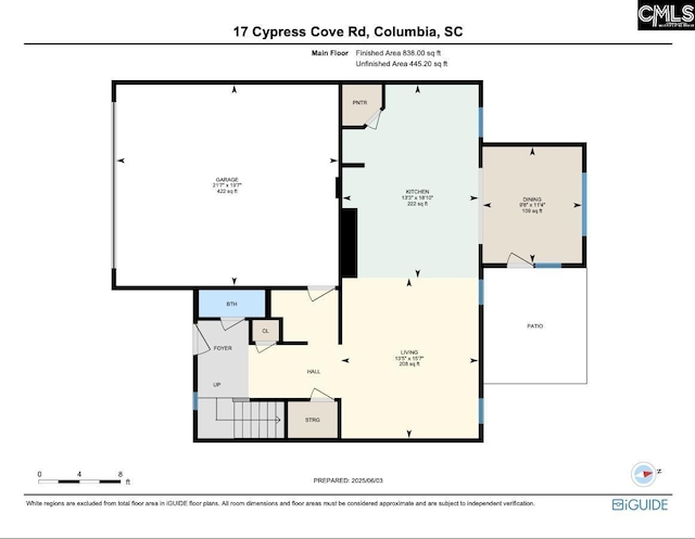 17 Cypress Cove Rd, Columbia, SC 29229 - home floor plan