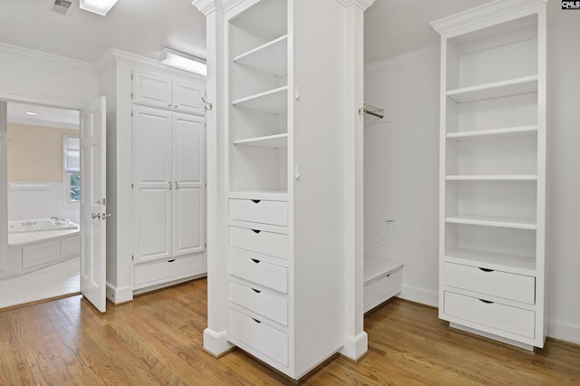 723 Hampton Hill Rd, Columbia, SC 29209 - spacious closet with light wood-style floors