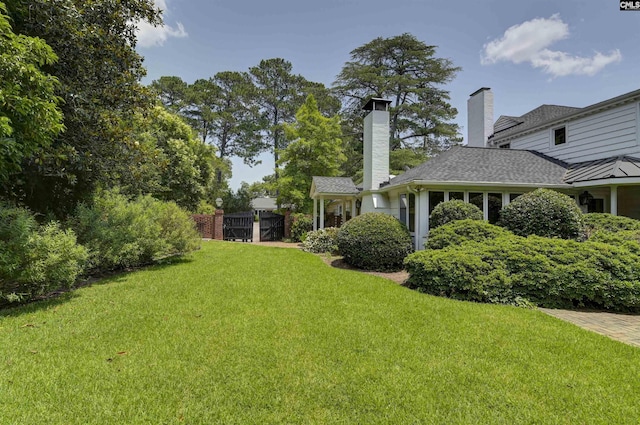 723 Hampton Hill Rd, Columbia, SC 29209 - view of yard