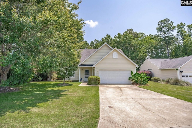 24 Stoney Pointe Dr, Chapin, SC 29036 - view of front of property featuring driveway, an attached garage, and a front lawn