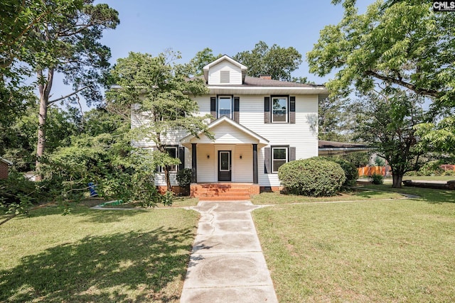 3715 Palmetto Ave, Columbia, SC 29203 - traditional style home featuring a porch and a front yard
