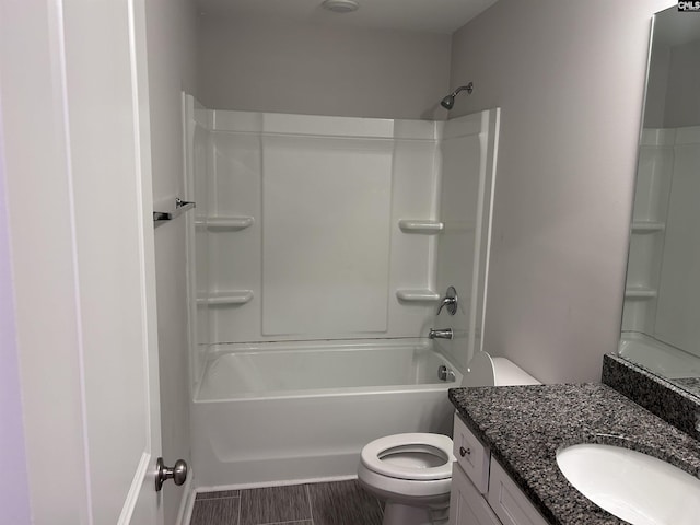739 Jacobs Mill Pond Rd Unit 21, Elgin, SC 29045 - bathroom with vanity, toilet, and bathing tub / shower combination