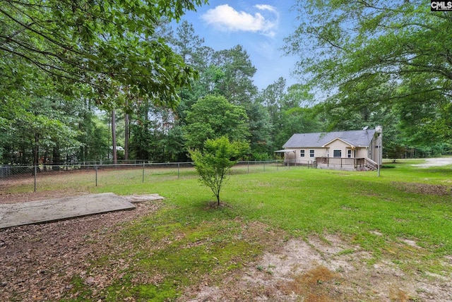 1149 Pond Branch Rd, Gilbert, SC 29054 - view of yard with a wooden deck