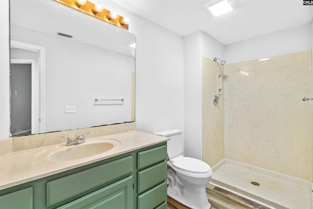 1850 Atlantic Dr, Columbia, SC 29210 - bathroom featuring vanity, a shower, and toilet