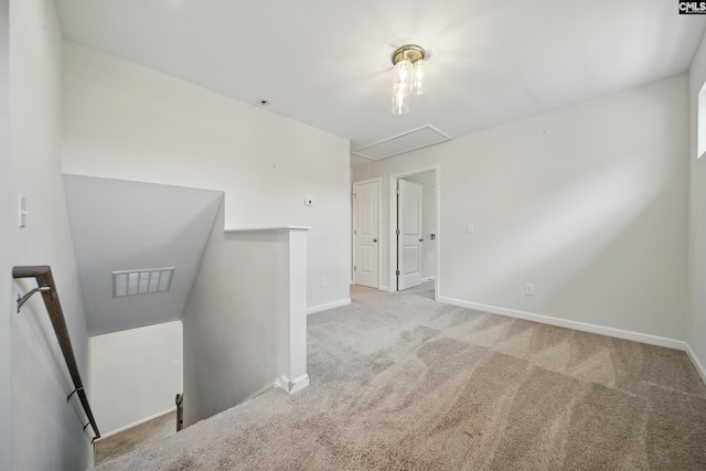 514 Red Taffy Way, Lexington, SC 29073 - empty room featuring attic access, light carpet, and baseboards