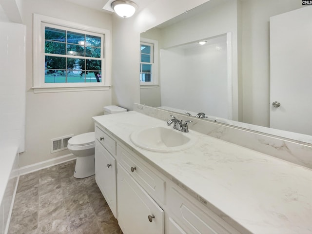 2540 Chatsworth Rd, Columbia, SC 29223 - full bathroom with toilet, vanity, and baseboards