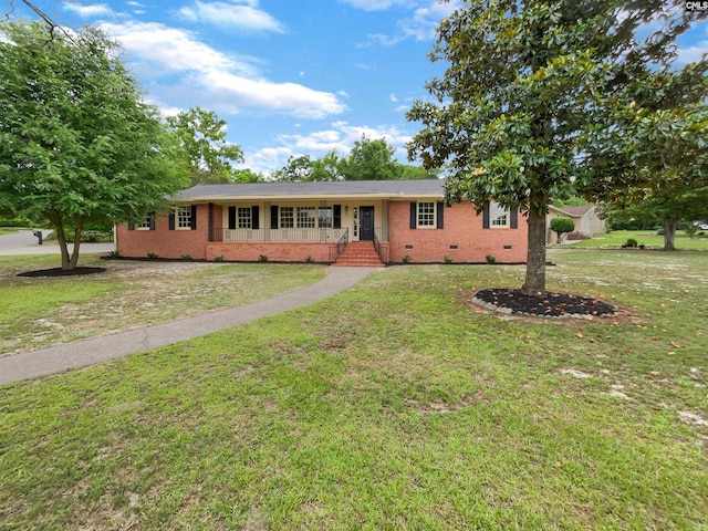 2540 Chatsworth Rd, Columbia, SC 29223 - single story home featuring crawl space, a front yard, and brick siding