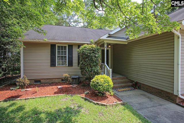 173 Rosewood Ln, Lexington, SC 29072 - entrance to property featuring crawl space and a yard