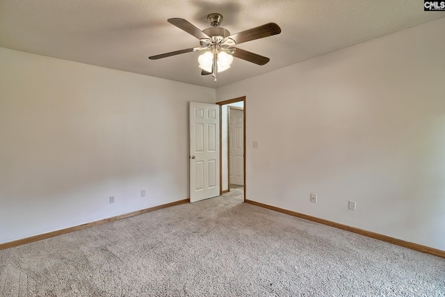 519 Cockspur Rd, Irmo, SC 29063 - unfurnished room featuring carpet floors, baseboards, and a ceiling fan
