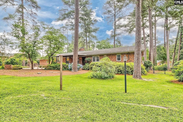 1108 Tarrytown Ln, West Columbia, SC 29170 - single story home featuring brick siding and a chimney