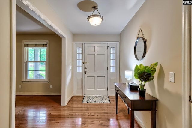 1108 Tarrytown Ln, West Columbia, SC 29170 - entryway featuring light wood finished floors and baseboards