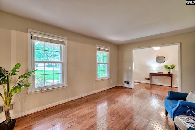 1108 Tarrytown Ln, West Columbia, SC 29170 - living room with hardwood / wood-style floors and baseboards