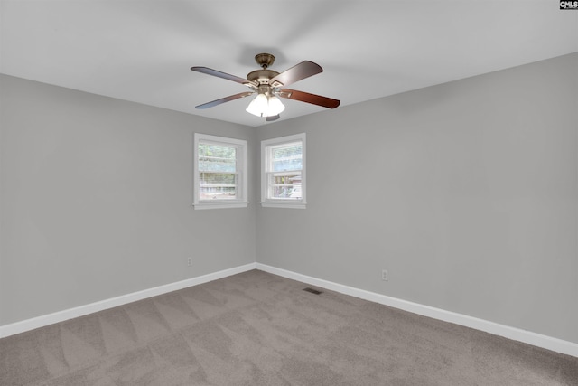 2136 Windale Dr, Columbia, SC 29223 - carpeted empty room featuring a ceiling fan and baseboards